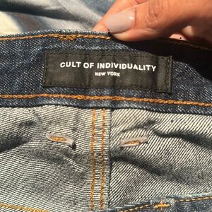 Men’s cult of individuality jeans